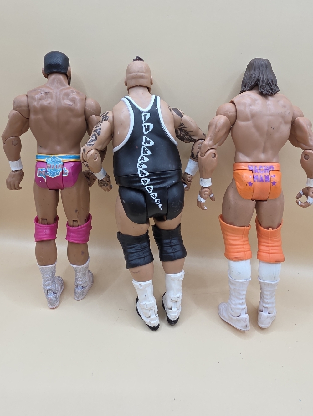 2011 WWE Randy Macho Man Savage Jinder Mahal Brodus Clay Wrestling Figures - Picture 4 of 6
